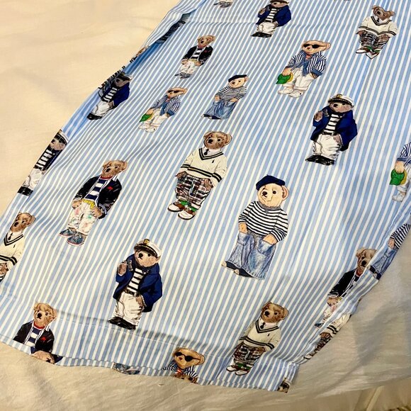 NEW WITH TAGS Ralph Lauren Polo Teddy Bear Pajamas PJs - SIZE  EXTRA SMALL - Picture 4 of 4